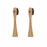 Horse Hair Bristle Bamboo Replacement Toothbrush Heads 2 Pack | Toxin Rebellion