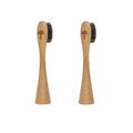Horse Hair Bristle Bamboo Replacement Toothbrush Heads 2 Pack | Toxin Rebellion