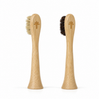 Boar Hair Bristle & Bamboo Replacement Toothbrush Heads (SONICARE COMPATIBLE) 2 pack