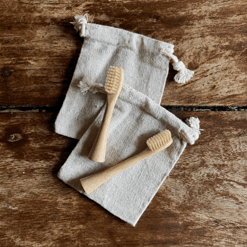 Electric Bamboo Toothbrush with Natural Boar Hair Bristles | Toxin Rebellion