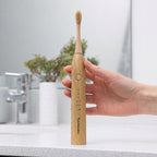 Electric Bamboo Toothbrush with Natural Boar Hair Bristles | Toxin Rebellion
