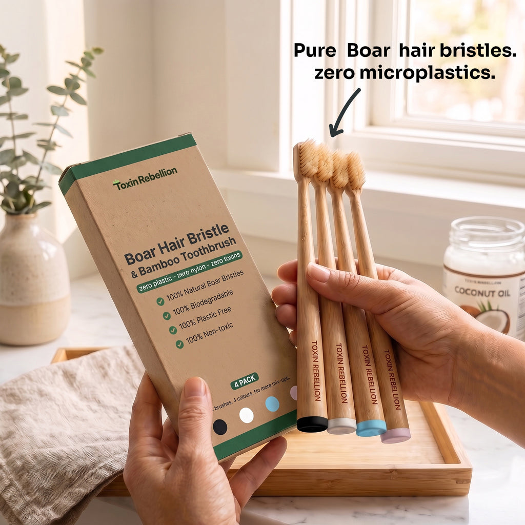Boar Bristle Bamboo Toothbrush