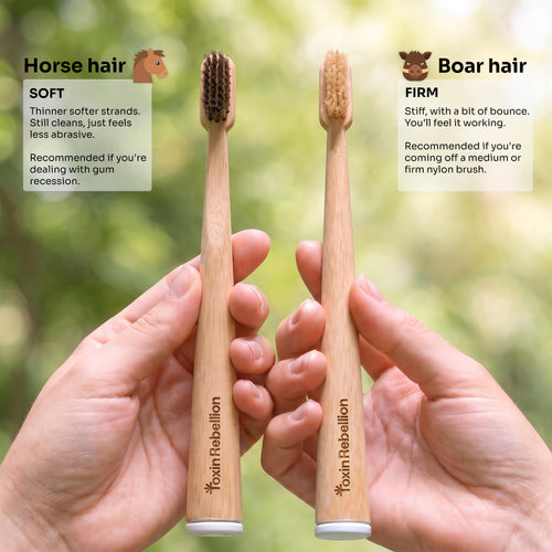 Boar Bristle Bamboo Toothbrush