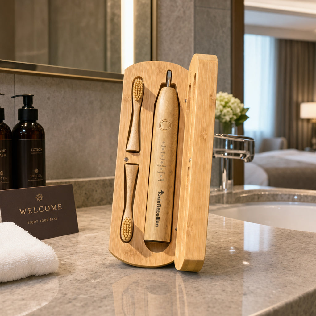 Eco-Friendly Bamboo Toothbrush Travel Case | Toothbrush Travel Organiser