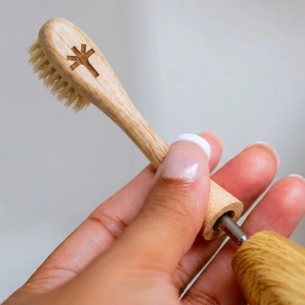 Boar Hair Bristle Bamboo Replacement Toothbrush Heads 2 Pack | Toxin Rebellion