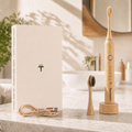 Electric Bamboo Toothbrush with Natural Boar Hair Bristles | Toxin Rebellion